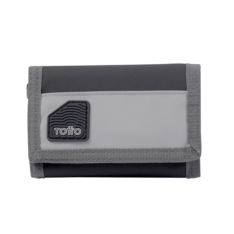 TOTTO - Billetera Contrast Mee Gris mediana