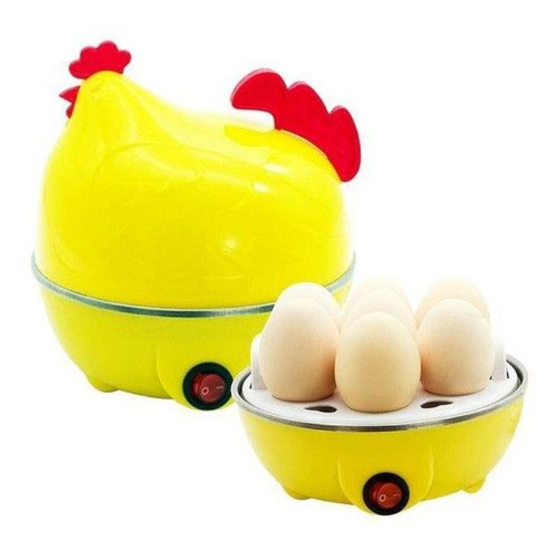 GENERICO - Máquina Hervidor Huevos Cocidos Vapor Gallina Color Amarillo