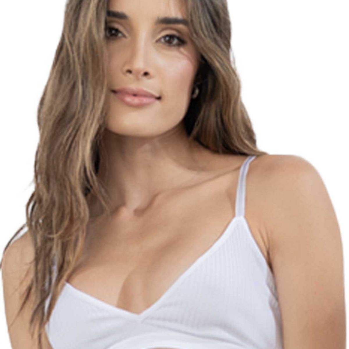 FORMAS INTIMAS - Top Mujer Blanco FI 1628