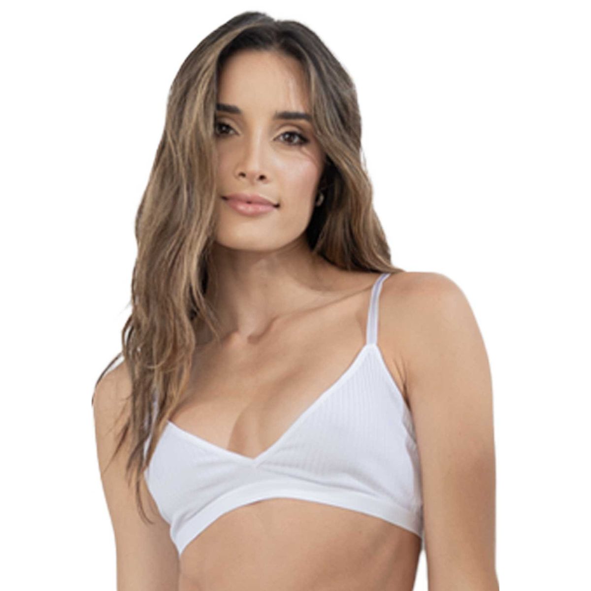 FORMAS INTIMAS - Top Mujer Blanco FI 1628