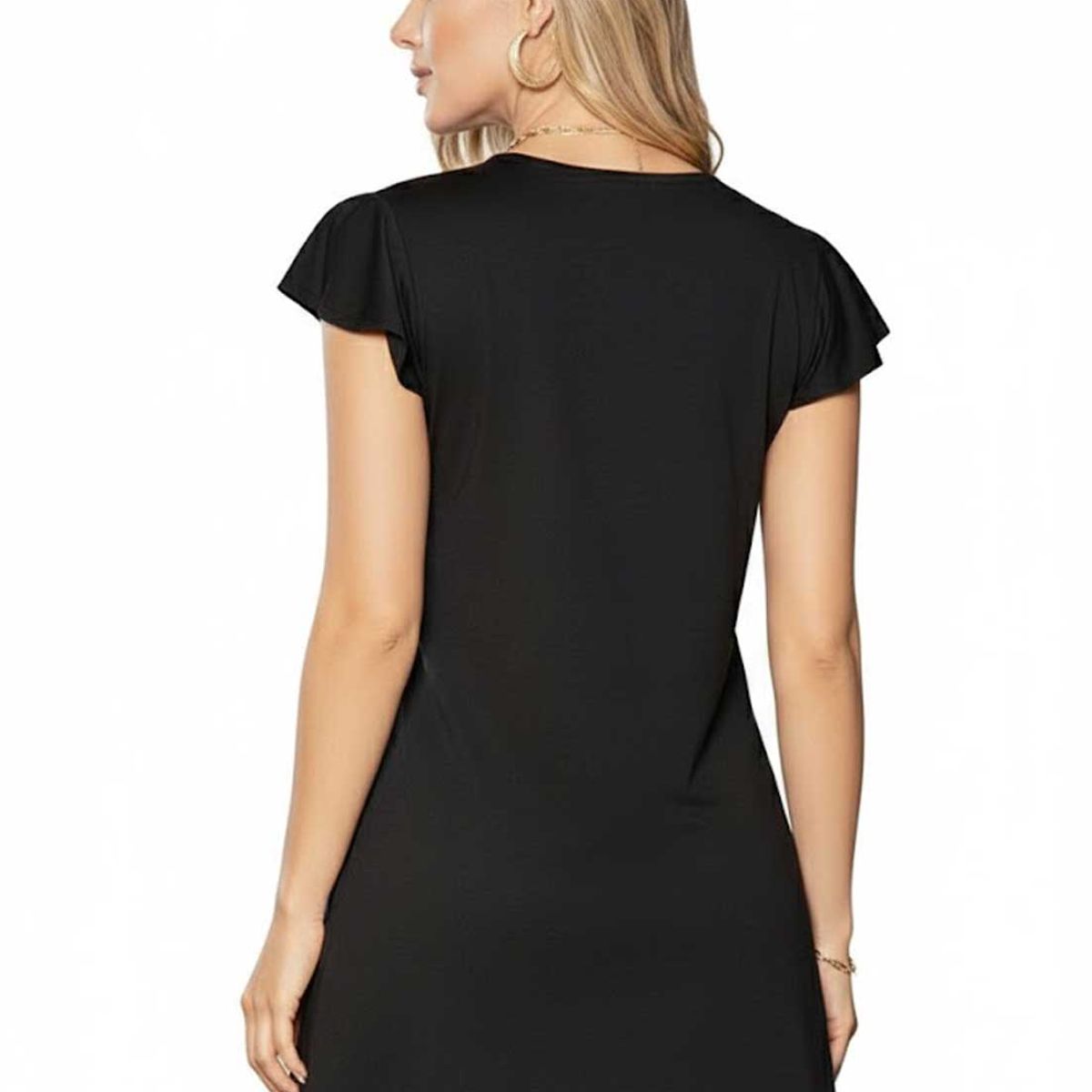 MARKETING PERSONAL - Vestido Corto Mujer Negro Mp 68383