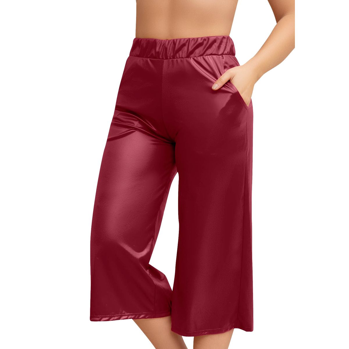 FORMAS INTIMAS - Capri Mujer Vinotinto FI 16975