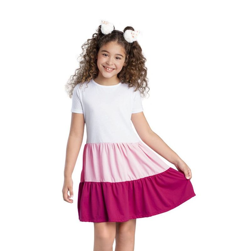 MARKETING PERSONAL - Vestido Infantil Niña Blanco Mp 87286