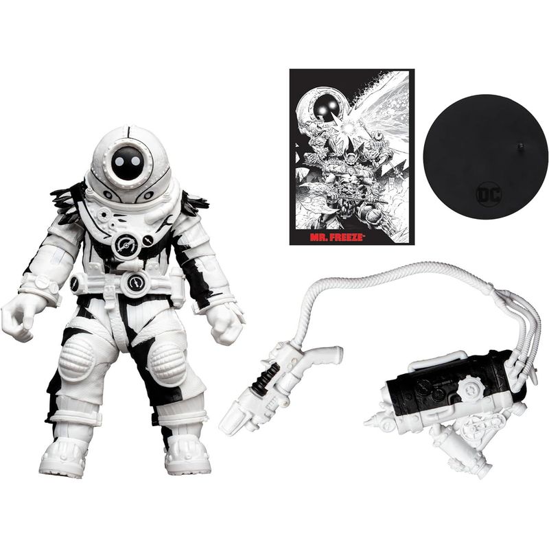DC COMICS - Mr Freeze Gold Batman Fighting Frozen Dc Comic Mcfarlane