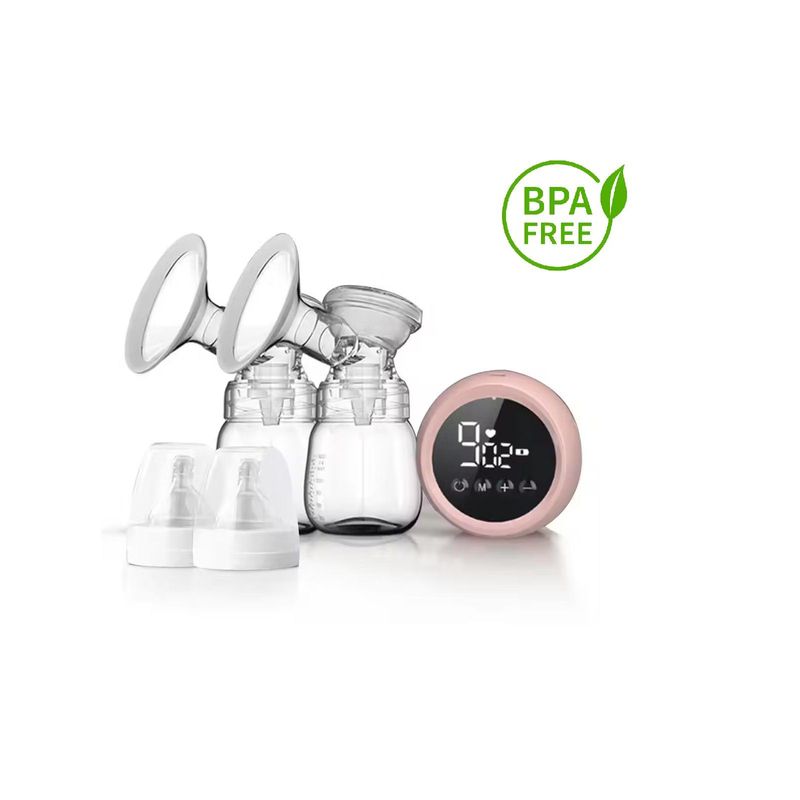 MUNDO BEBE - Extractor Eléctrico Doble De Leche Materna Recargable