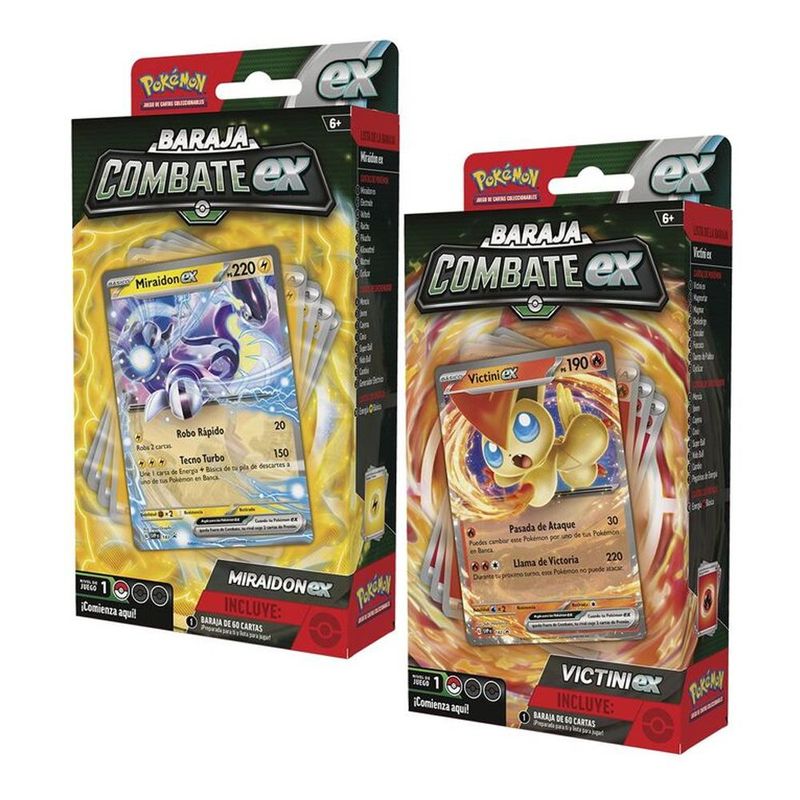 POKEMON - CARTAS DE POKEMON TCG VICTIMIRAID EX BAT DECK SPA