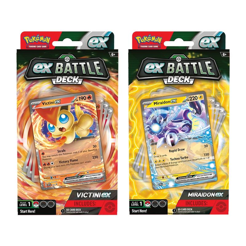 POKEMON - CARTAS DE POKEMON TCG VICTIMIRAID EX BAT DECK ENG
