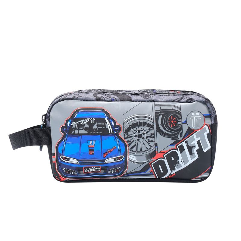 TOTTO - Cartuchera para Niño Racing Azul