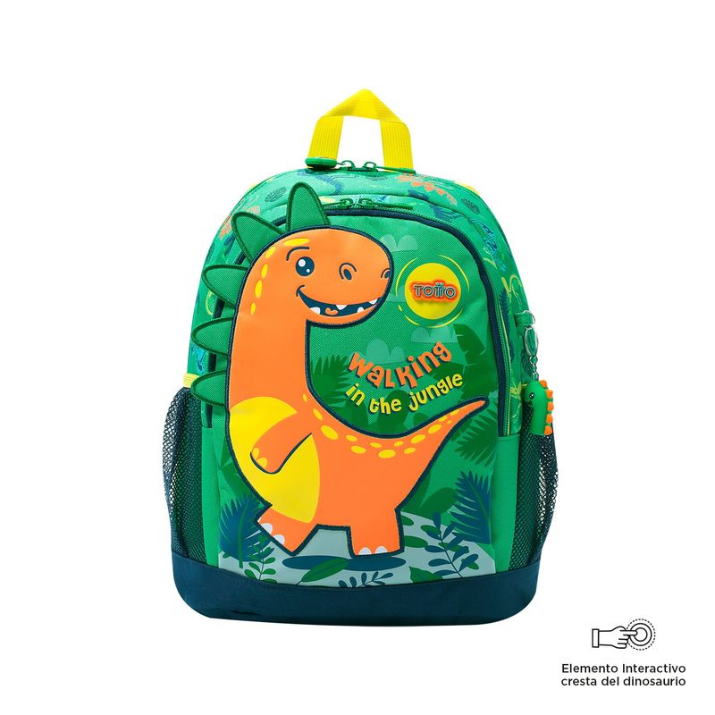 TOTTO - Morral para Niño Dinomax M Verde