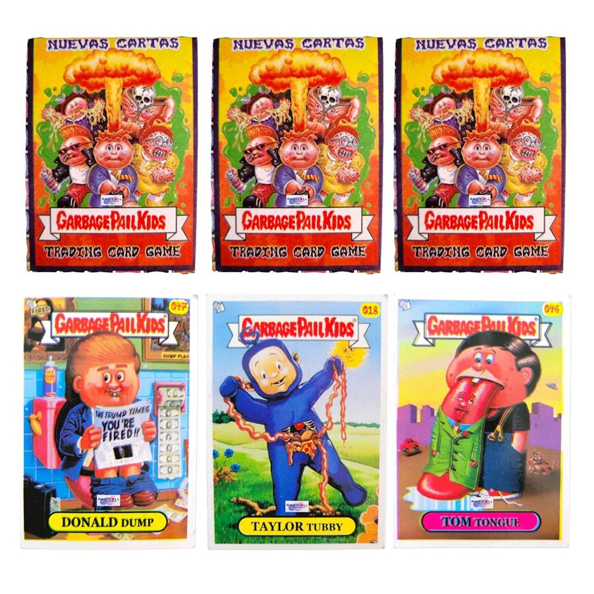GENERICO - 150 Cartas De Juego Coleccionables Garbage Pail Kids
