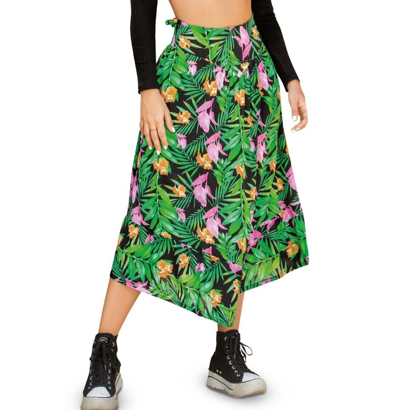 ATYPICAL - Falda Larga Mujer Verde Atypical 92435