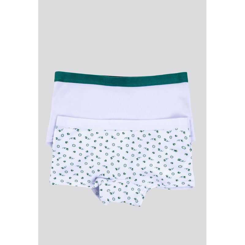 FORMAS INTIMAS - Cachetero Niñas Infantil PX2 Blanco/Estampado FI 3852