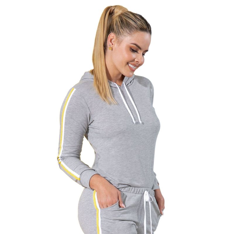 FORMAS INTIMAS - Buzo Mujer Gris FI 33590