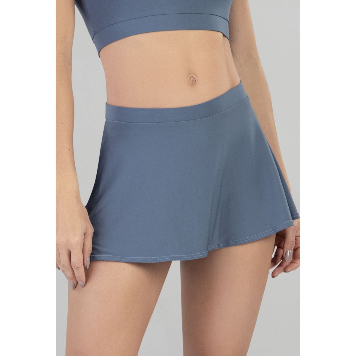 FORMAS INTIMAS - Falda Short Mujer Azul Acero FI 92903