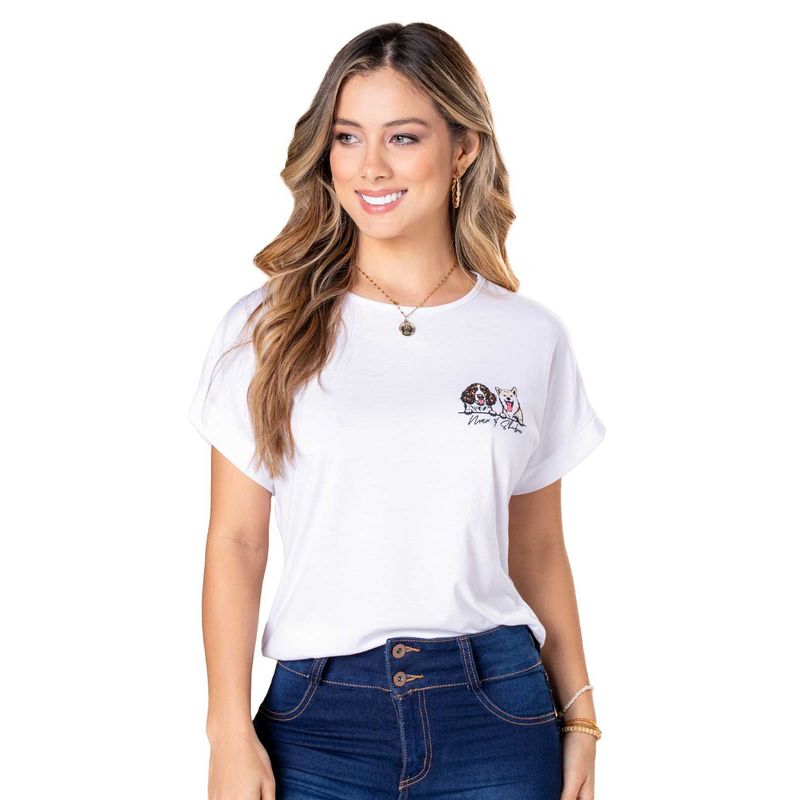 MARKETING PERSONAL - Camiseta Mujer Blanco Mp 2809