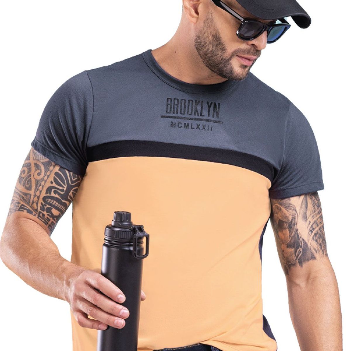 MARKETING PERSONAL - Camiseta Hombre Gris Mp 34807