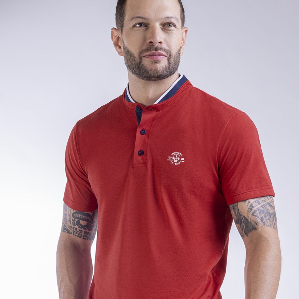 MARKETING PERSONAL - Camiseta Polo Hombre Rojo Mp 5031