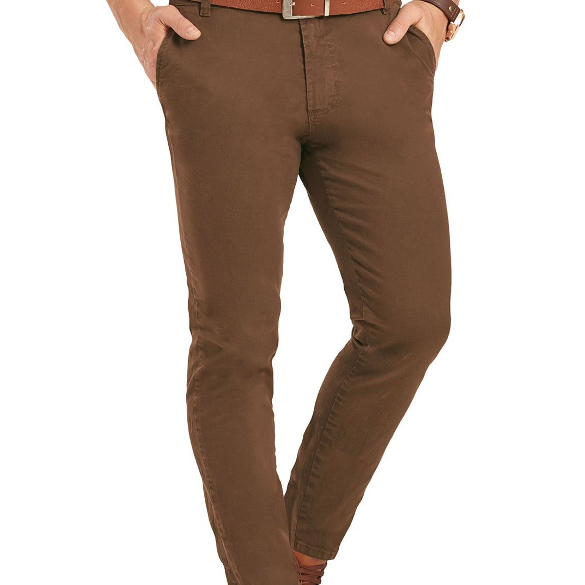 MARKETING PERSONAL - Pantalón Para Hombre Café MP