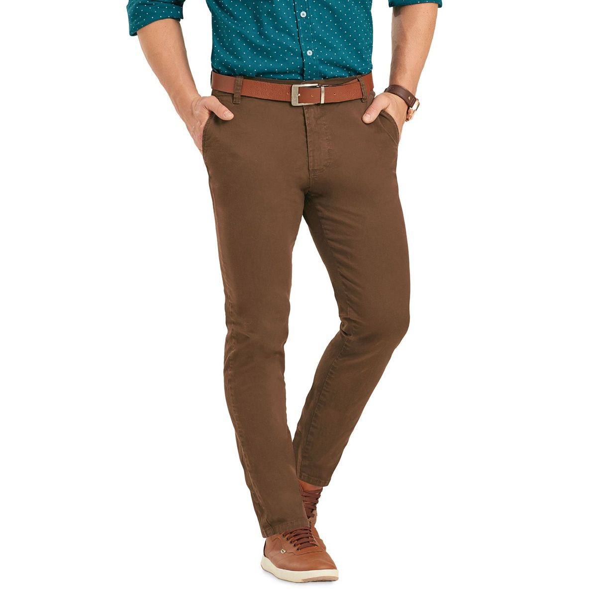 MARKETING PERSONAL - Pantalón Para Hombre Café MP