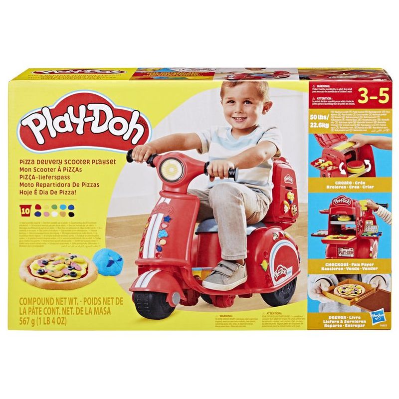 PLAY-DOH - Masas y Plastilinas Play-Doh Moto Repartidora de Pizzas