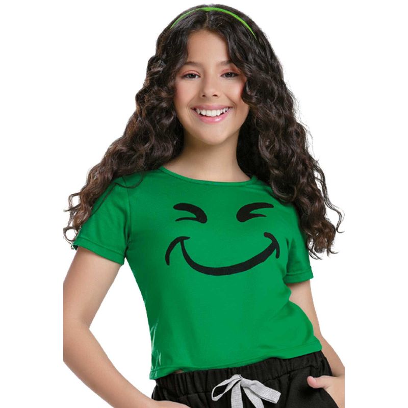MARKETING PERSONAL - Camiseta Infantil Femenino Verde Mp 88958