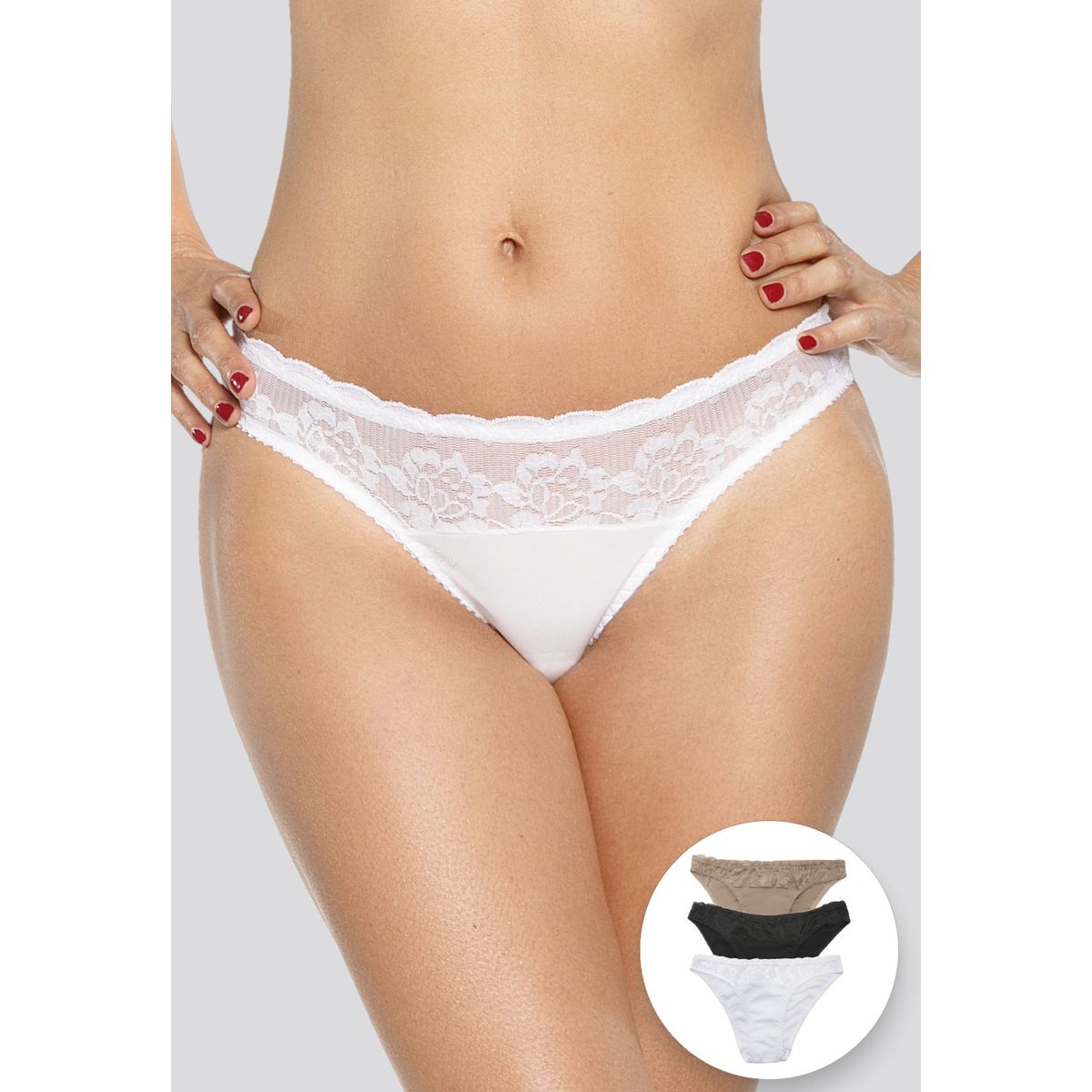 FORMAS INTIMAS - Panty Mujer Blanco FI 96634