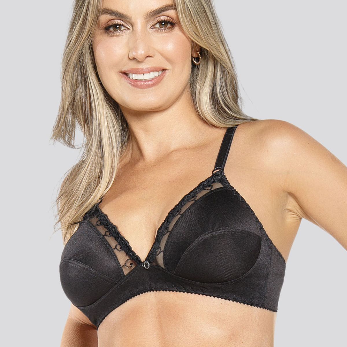 FORMAS INTIMAS - Brasier Mujer Negro FI 96769