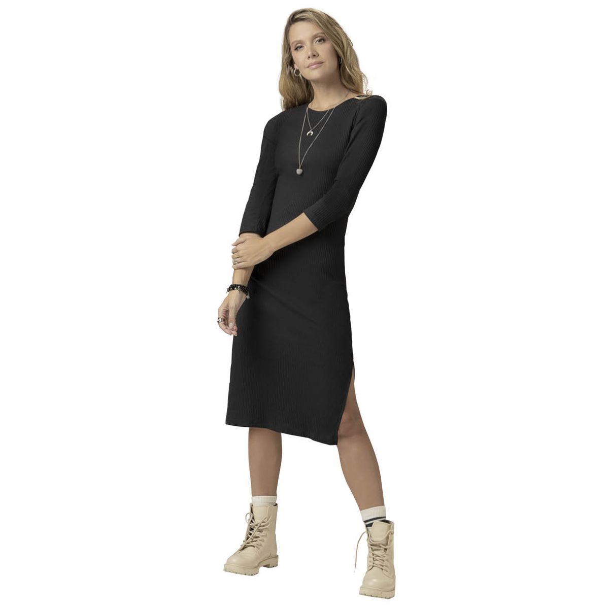 RUTTA - Vestido Largo Mujer Negro Rutta 77615