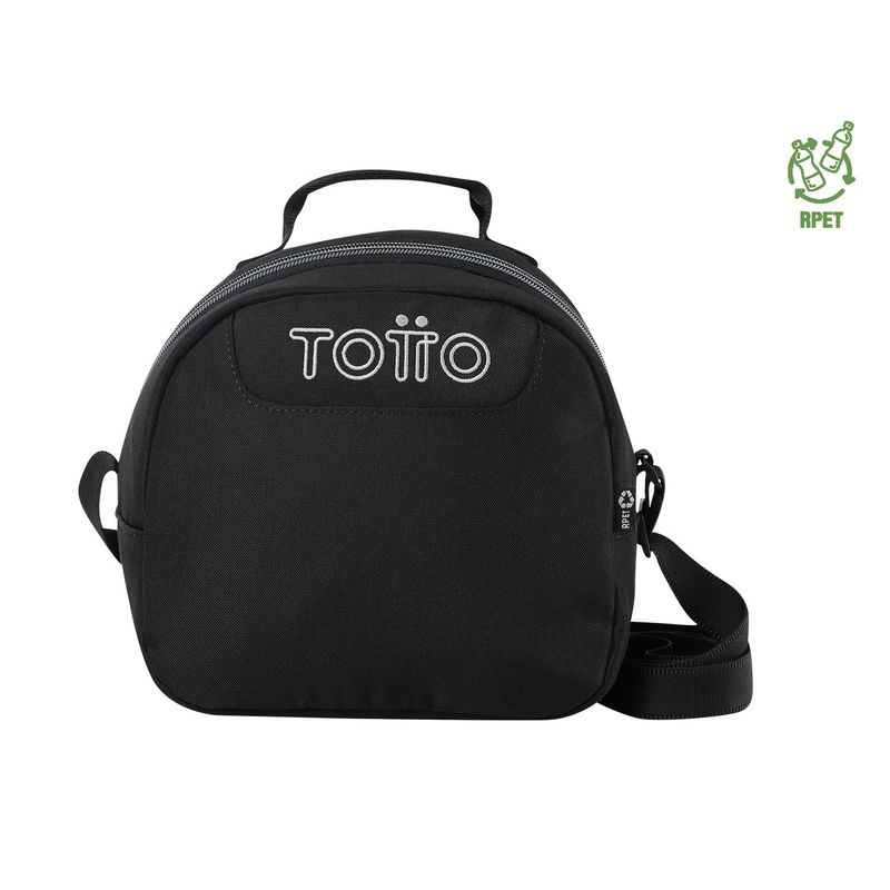TOTTO - Lonchera Borrador Negra