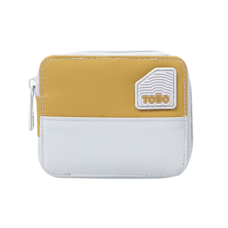 TOTTO - Billetera Contrast Mad Gris pequeña