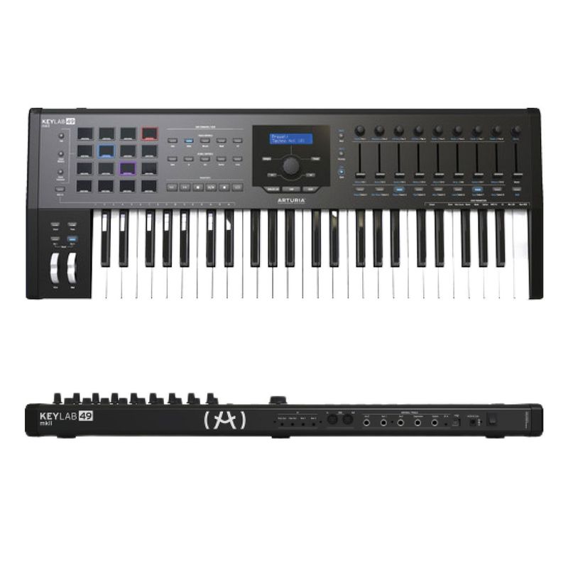 ARTURIA - Arturia KeyLab MKII 49 – Controlador MIDI profesional Negro