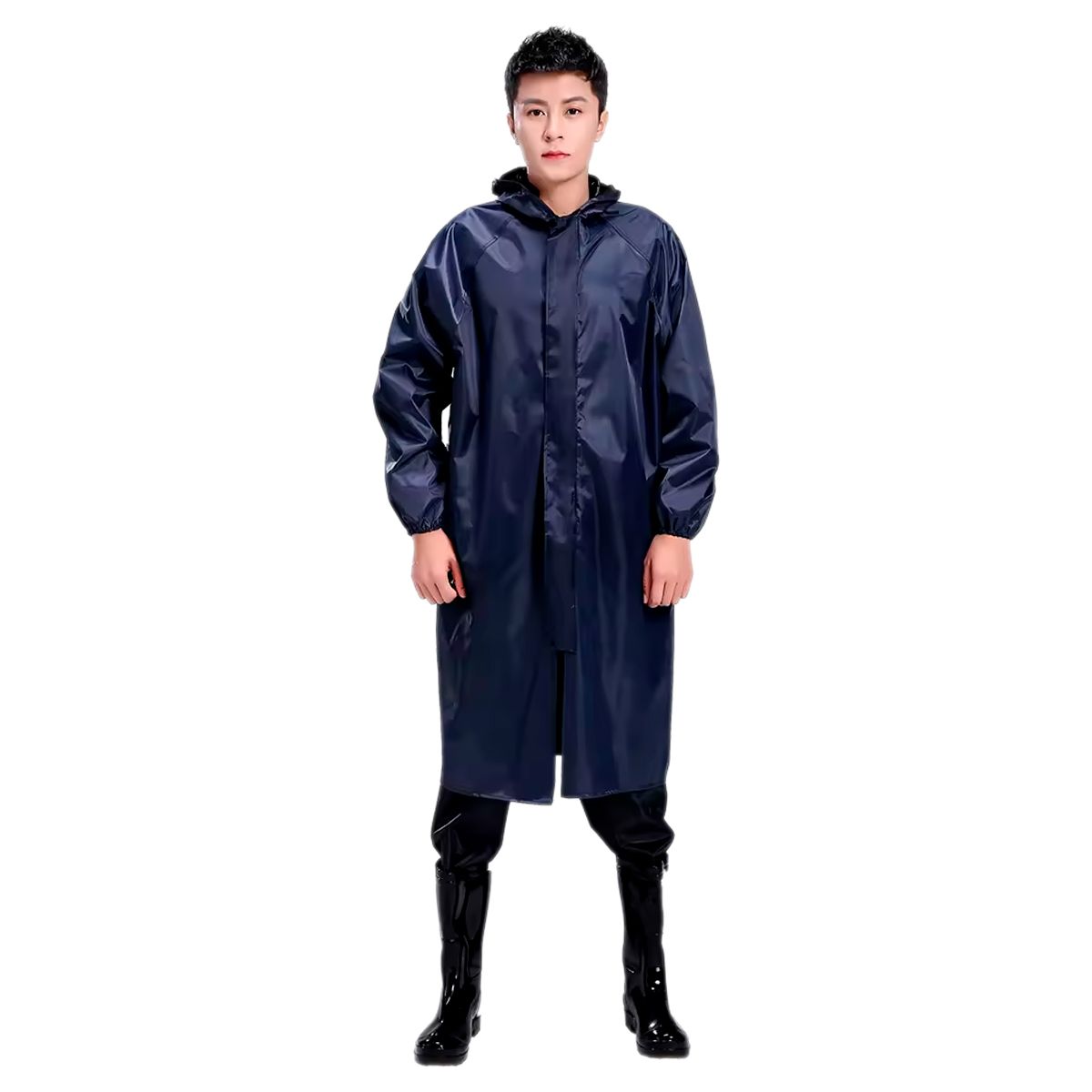 GENERICO - Capa Gabán Impermeable Abrigo Largo Lluvia Resistente