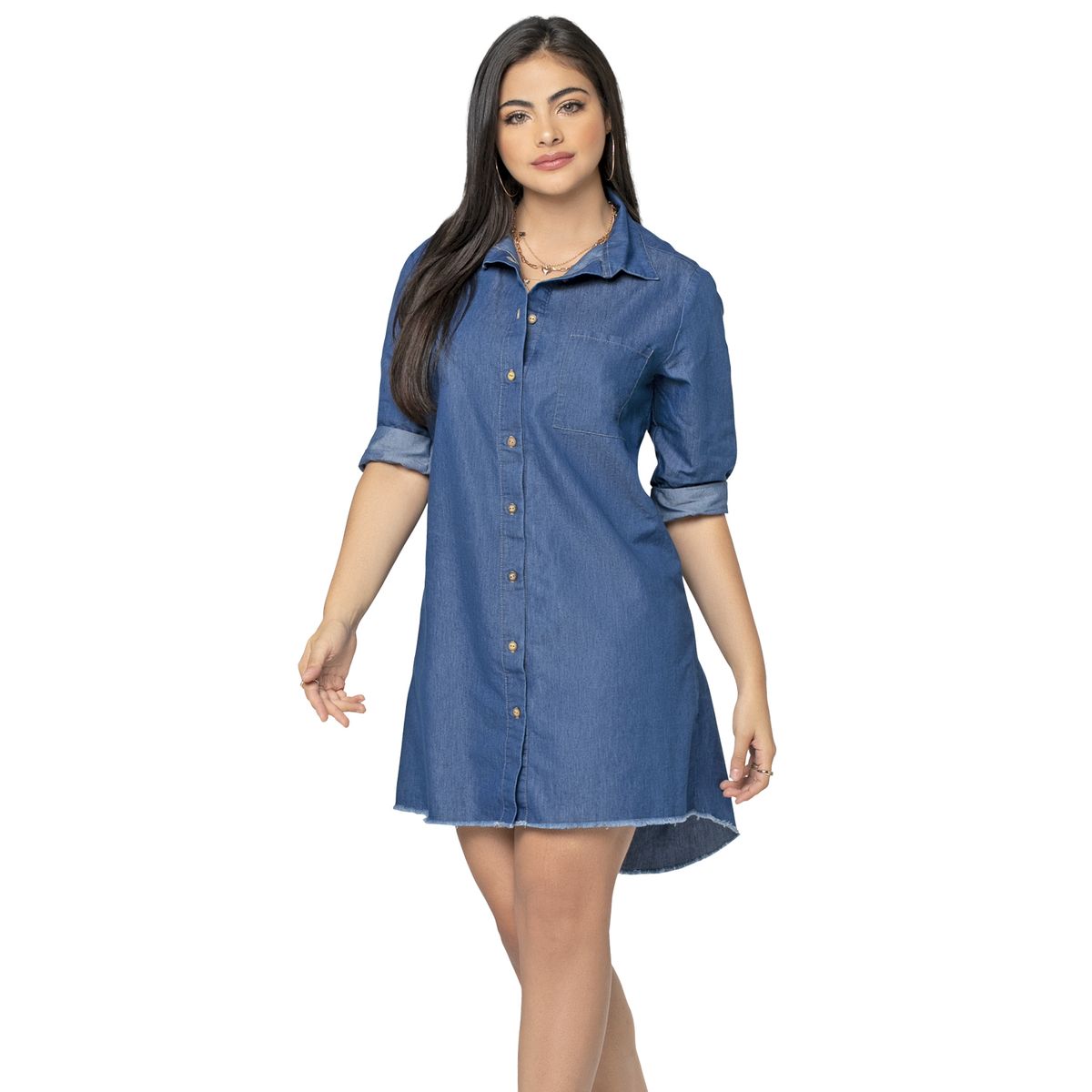 MARKETING PERSONAL - Vestido Corto Vestido Corto Mujer Azul Mp 7982