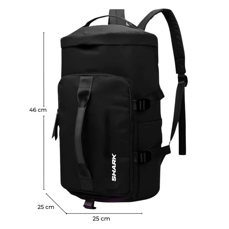 SHARK - MALETA MALETIN MORRAL DEPORTIVA VIAJE GIMNASIO 4 EN 1