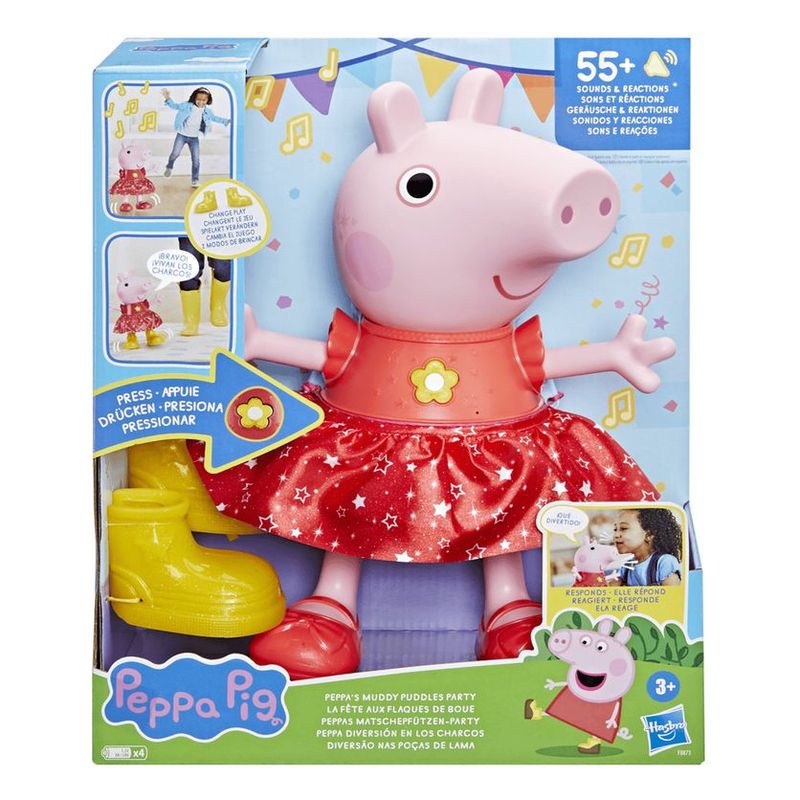 PEPPA PIG - Muñeca Peppa Pig Peppa Diversión En Los Charcos
