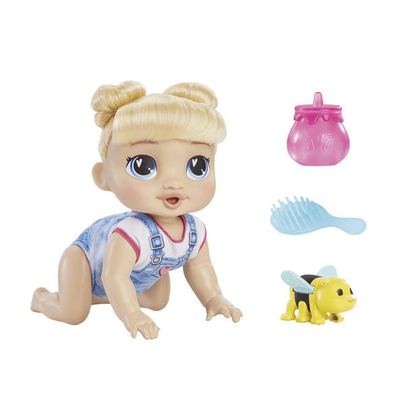 BABY ALIVE - Muñeca Baby Alive Gatea y juega Harper Hugs