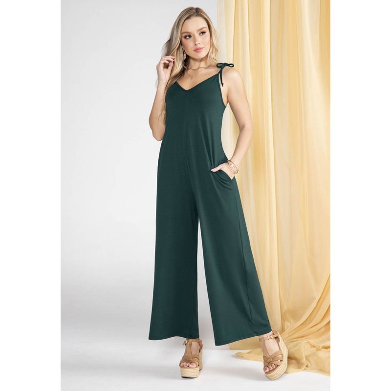 MARKETING PERSONAL - Enterizo Largo Mujer Verde Botella Mp 7230