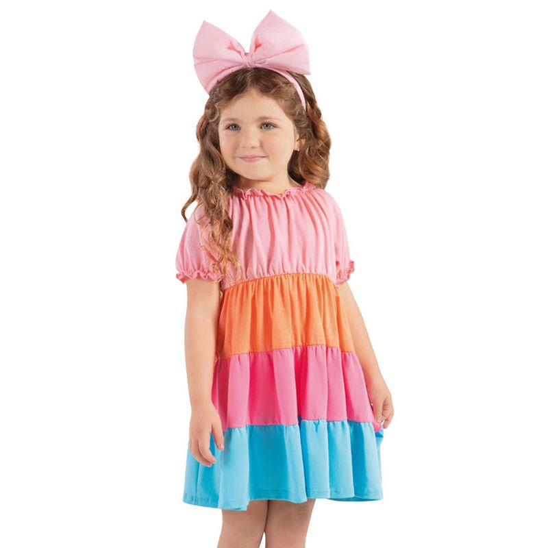 MARKETING PERSONAL - Vestido Infantil Femenino Multicolor Mp 92844