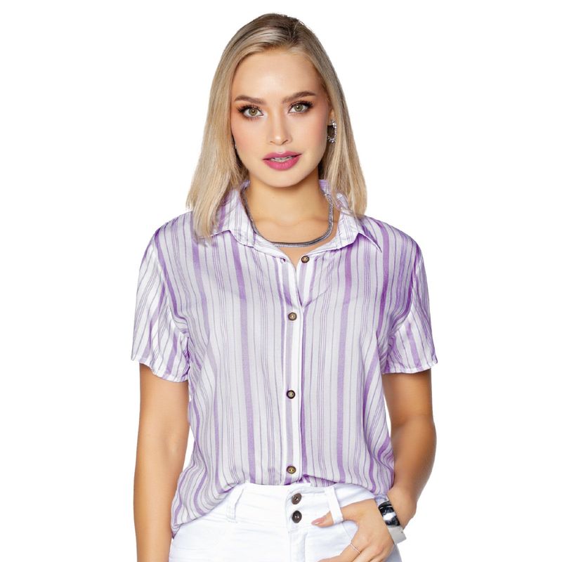MARKETING PERSONAL - Camisa Mujer Lila Mp 33875