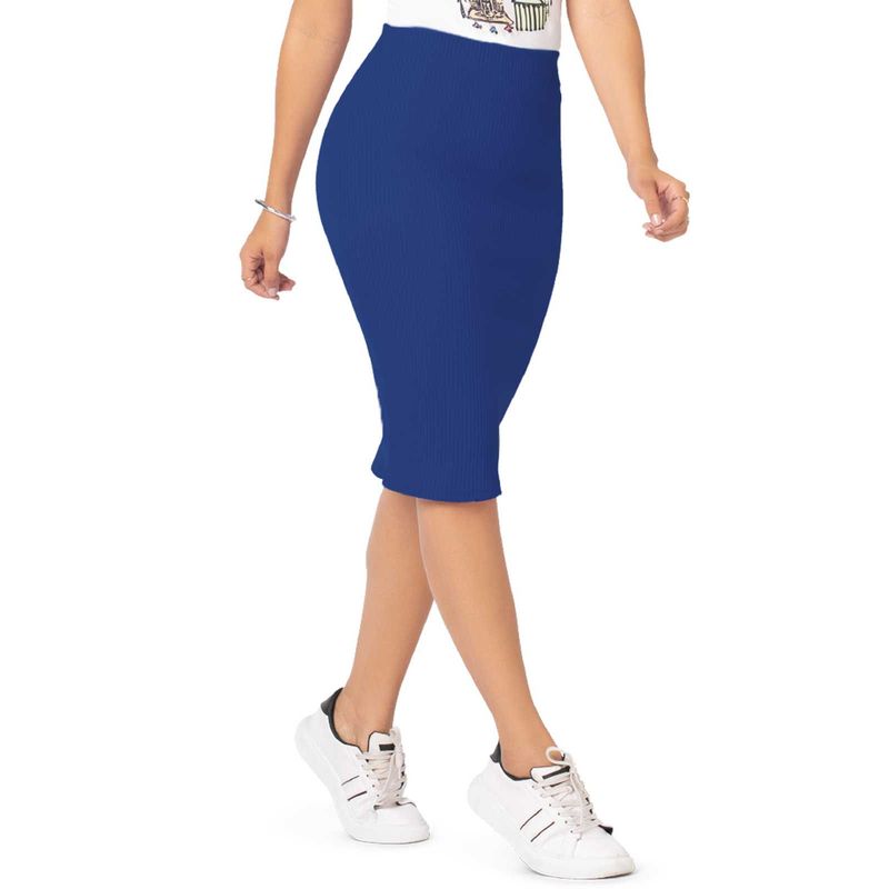 MARKETING PERSONAL - Falda Larga Mujer Azul Mp 88877