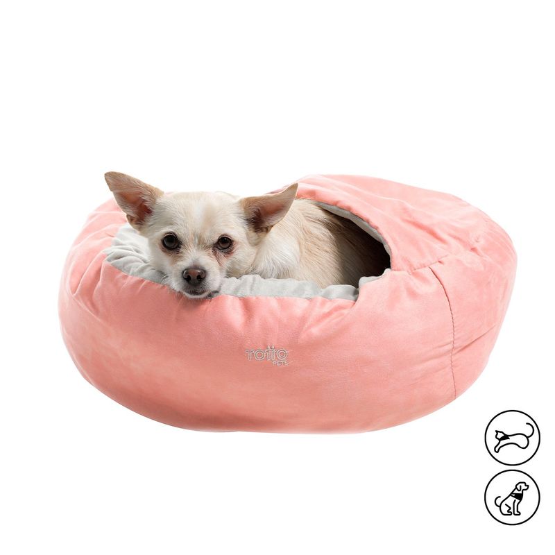 TOTTO - Cama para Perro Alpha M Rosada