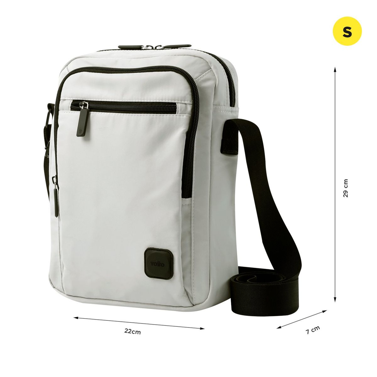 TOTTO - Bolso Hombre Porta Tableta 10" Bayonne Terreo