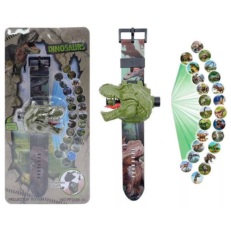 GENERICO - Reloj Niño  Juguete Proyector Luz Digital Tiranosaurio Rex
