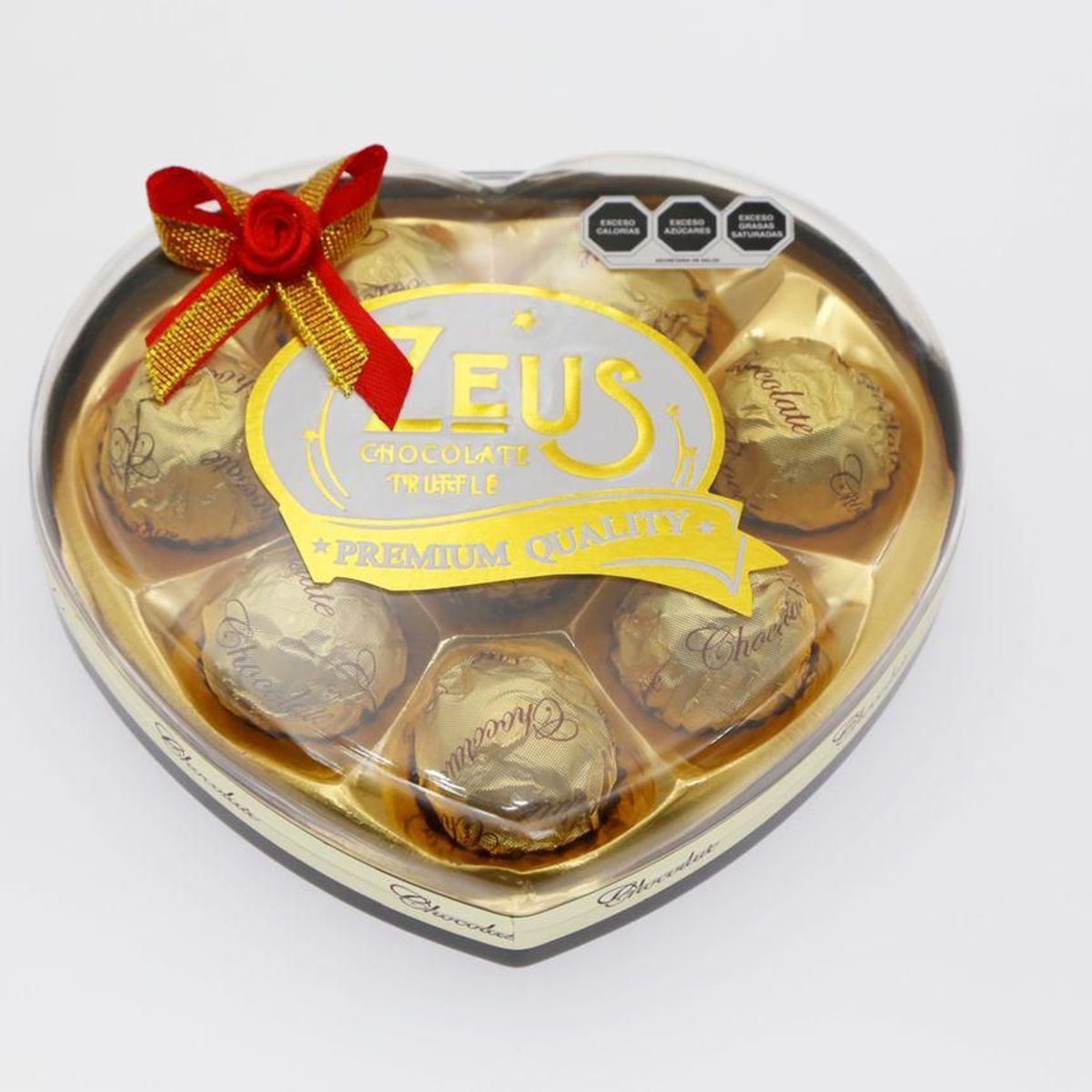 GENERICO - Estuche Chocolates Corazon Zeus X8 Bombones