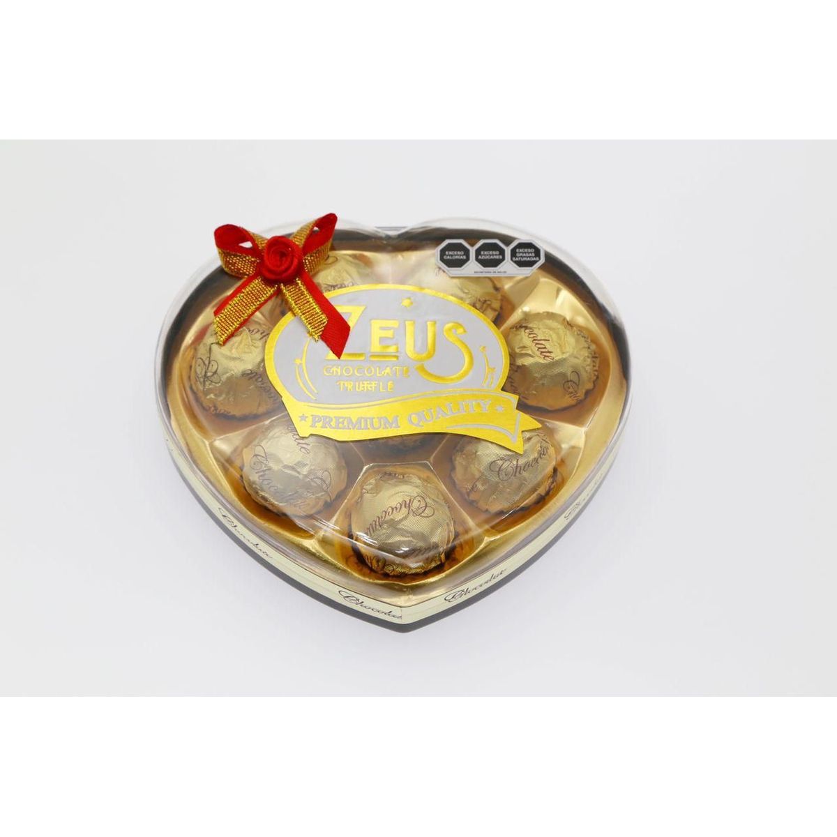 GENERICO - Estuche Chocolates Corazon Zeus X8 Bombones