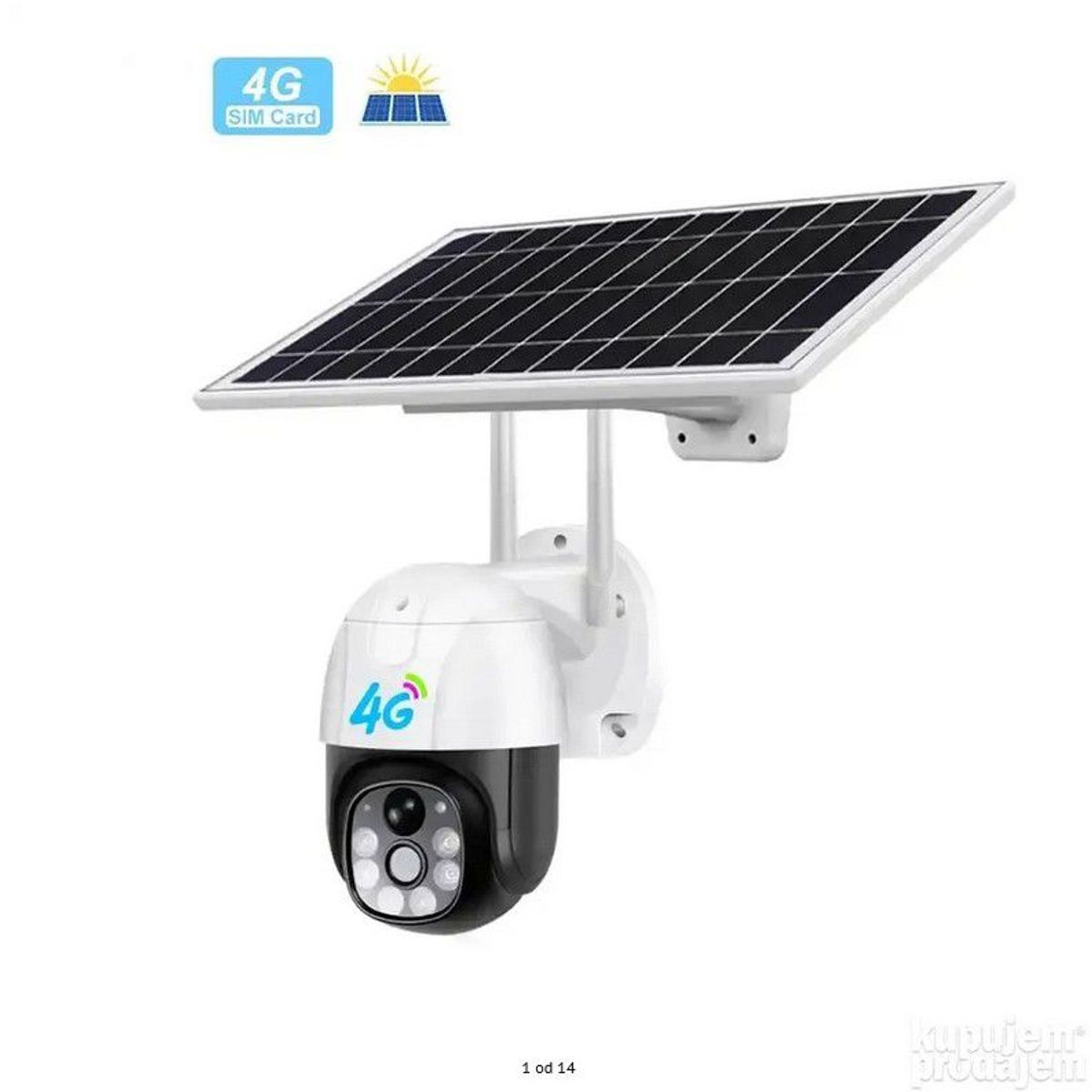 GENERICO - Cámara Solar 4G de 3MP 360
