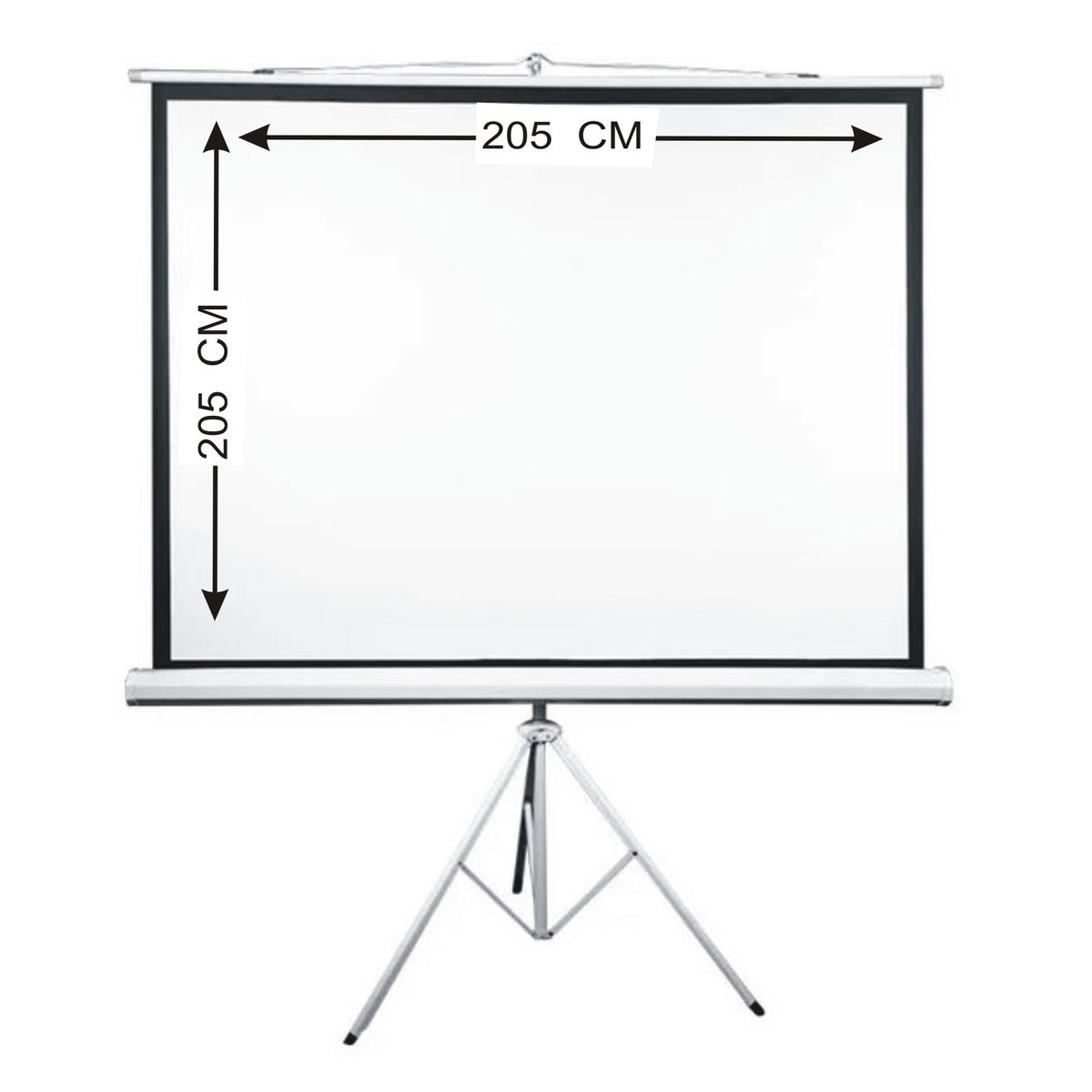 GENERICO - Pantalla Telón de Proyección Trípode 205 x 205 cm