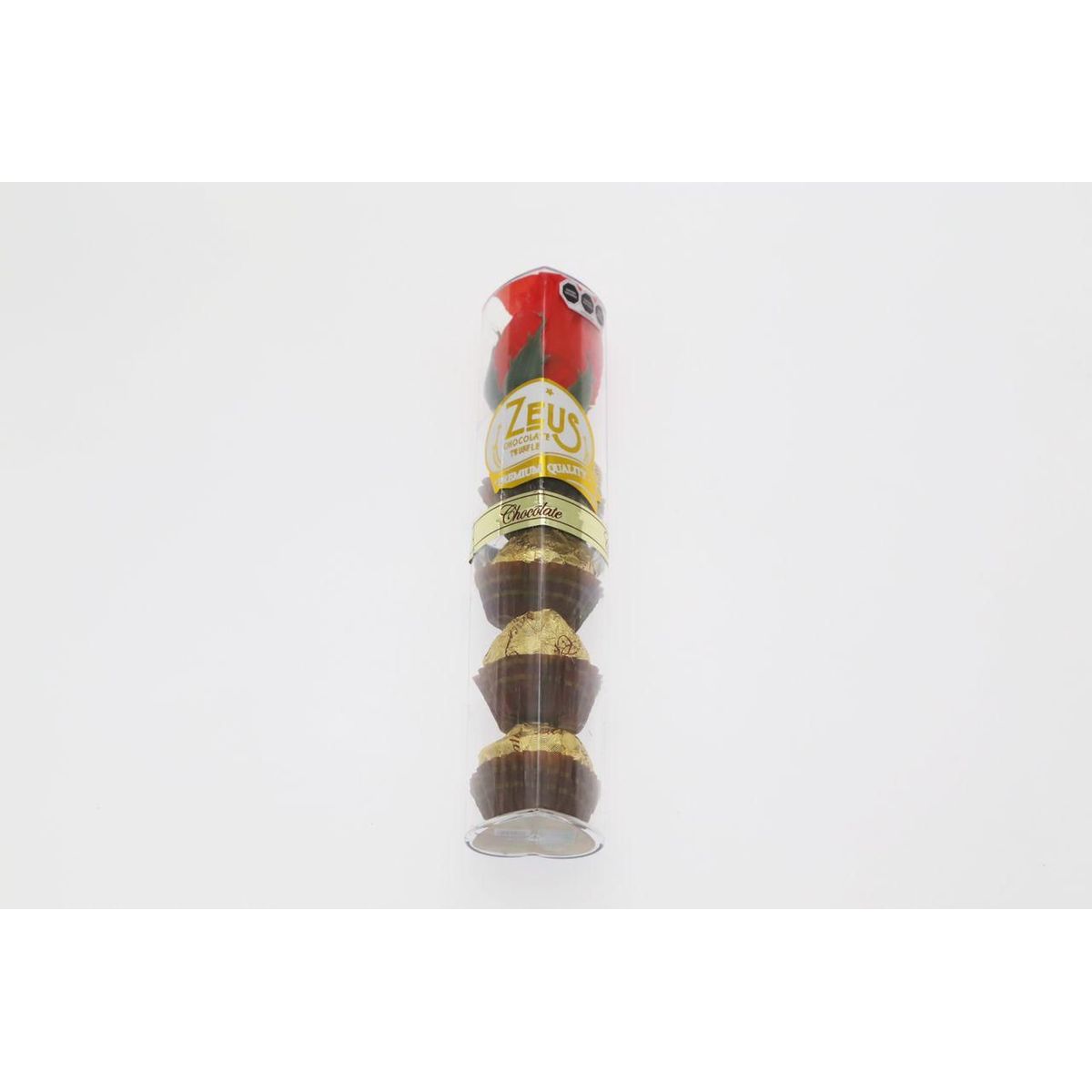 GENERICO - Estuche Regalo Rosa Con Chocolate X4 Bombones
