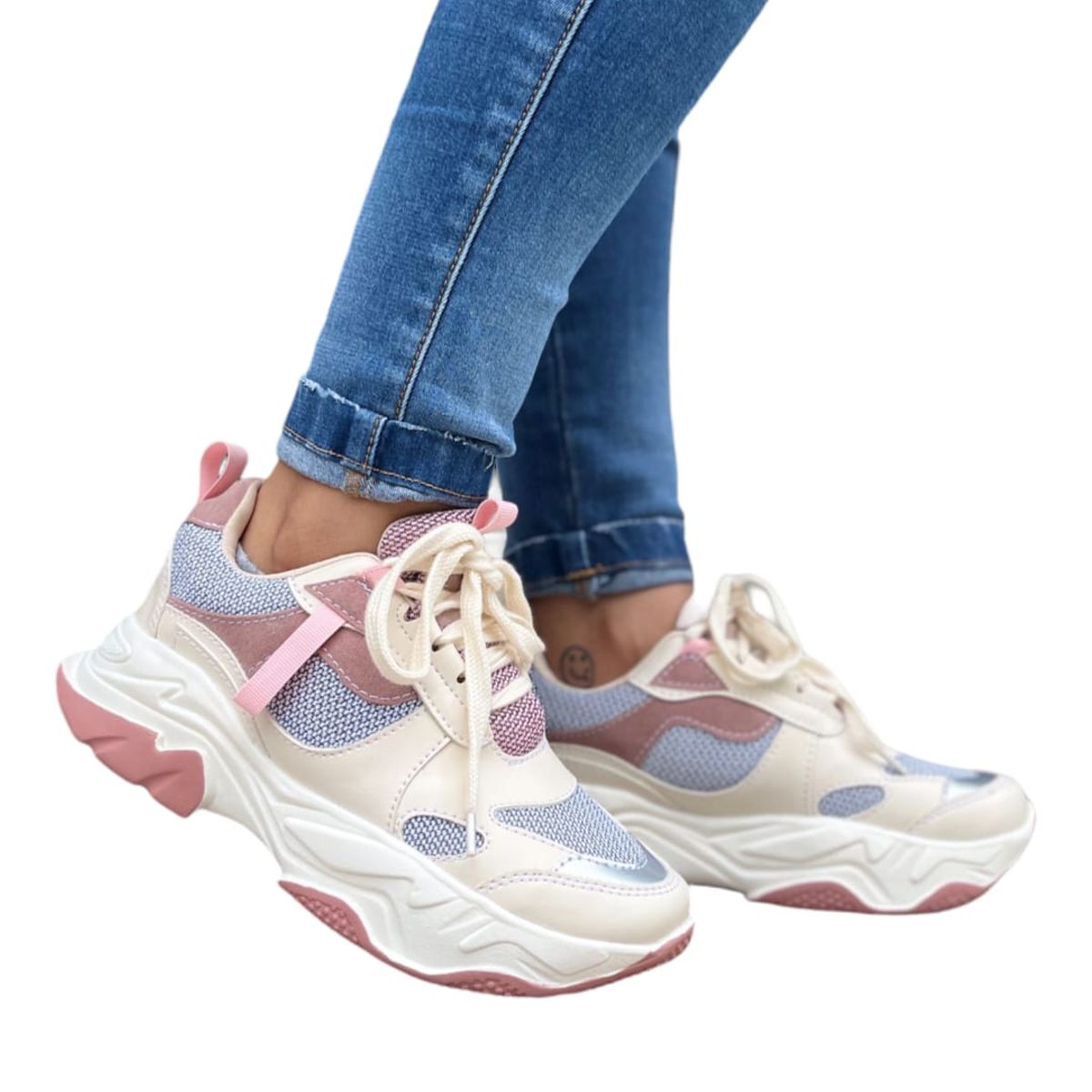 EVEGONZ - Tenis Deportivo Mujer Zapato Cómodo de Moda