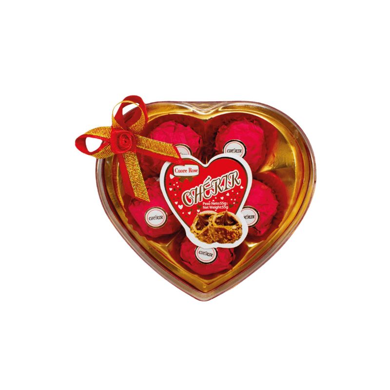 GENERICO - Estuche Corazon Cherir Rojo X55gr